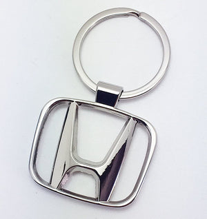 Dubkart Key chains Honda Emblem Logo Pendant Keychain Key Ring