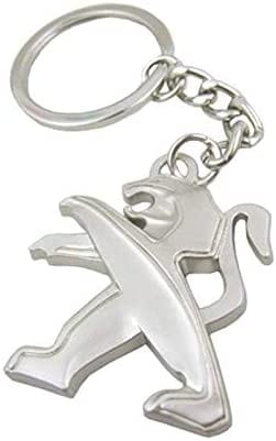 Dubkart Key chains Peugeot Emblem Keychain Logo Key Ring Zinc