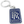 Dubkart Key chains Rolls Royce Emblem Logo Keychain Pendant Key Ring Zinc (Blue)