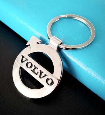 Dubkart Key chains Volvo Emblem Logo Keychain Key Ring Zinc