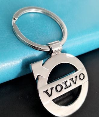 Dubkart Key chains Volvo Emblem Logo Keychain Key Ring Zinc
