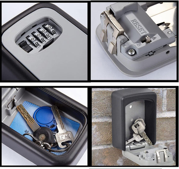 Dubkart Key Storage Lock Box Key Safe Wall Mounted