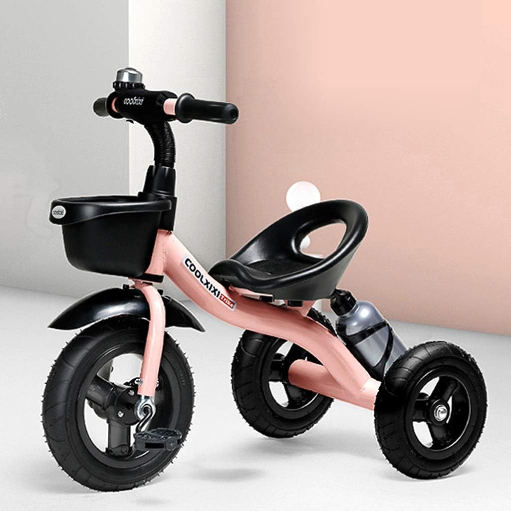 Dubkart Kids Push Pedal Bike Tricycle 1-5 Years (Pink)