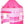 Dubkart Kids Stars Moon Play Tent Castle House (Blue / Pink)