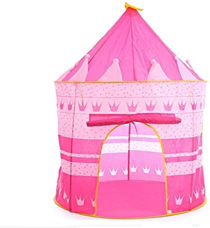 Dubkart Kids Stars Moon Play Tent Castle House (Blue / Pink)