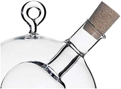 Dubkart Kitchen accessories 2 in 1 Double Oil Vinegar Glass Bottle Dual Outlet