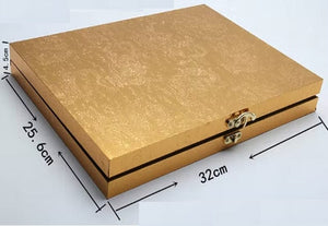 Dubkart Kitchen accessories 24 PCS Silverware Cutlery Flatware Set Wooden Box