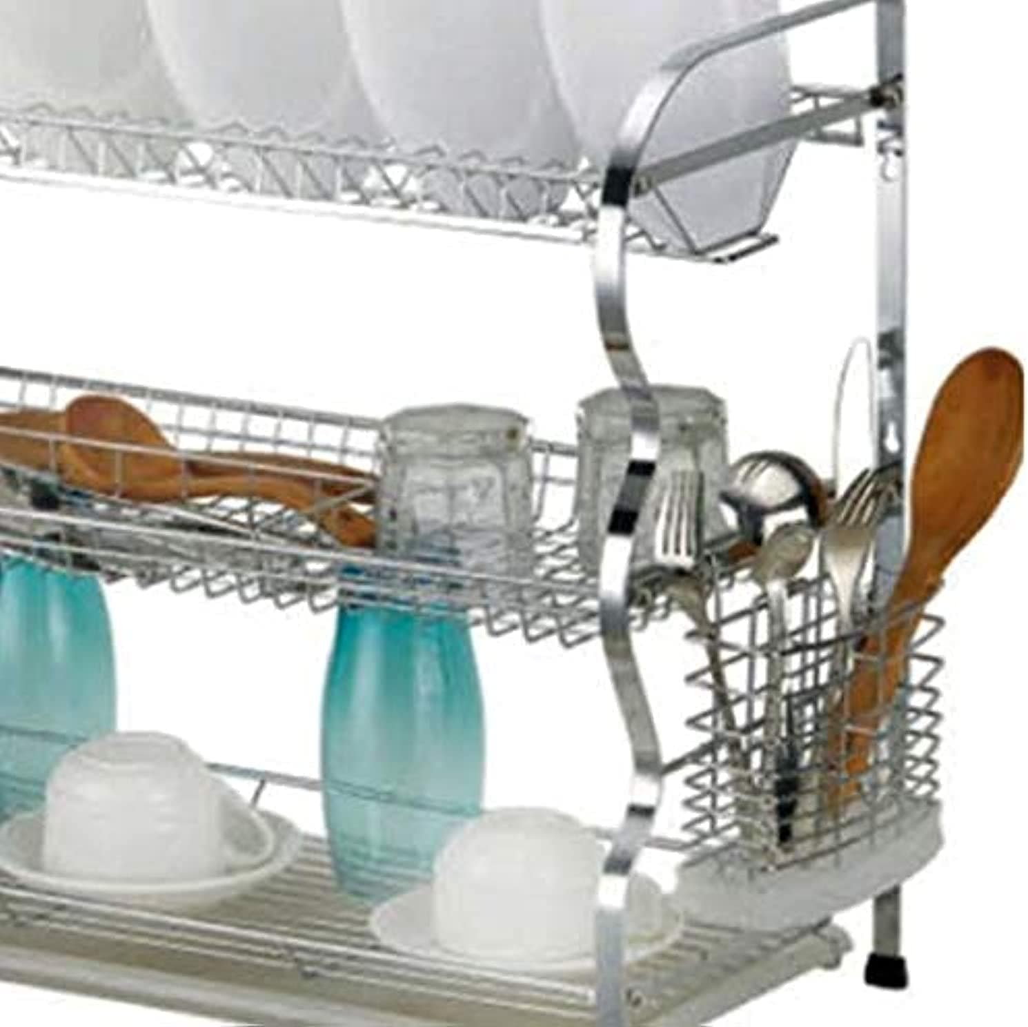 3 Layer Wall Hanging Dish Drying Rack DubKart