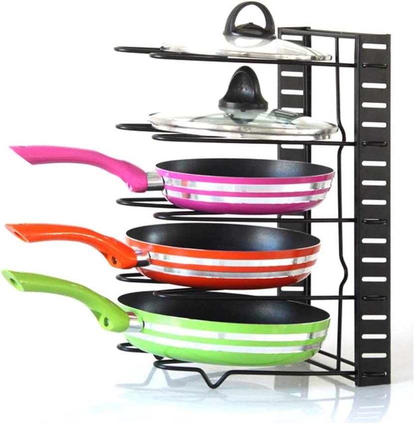 Dubkart Kitchen accessories 5 Layer Kitchen Pan Holder Organizer Rack