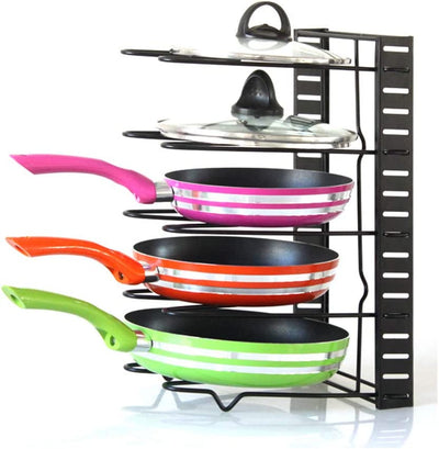 Dubkart Kitchen accessories 5 Layer Kitchen Pan Holder Organizer Rack