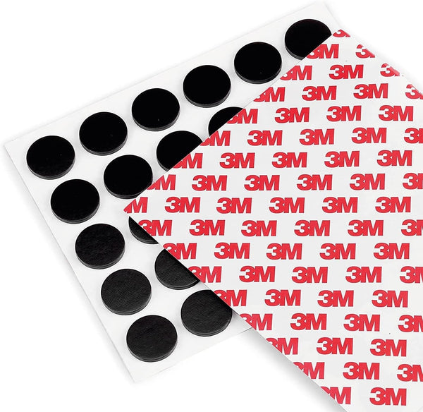 Dubkart Kitchen accessories 80 PCS Magnetic Circle Dots Round Magnets with 3M Self Adhesive Sticker (18mm)
