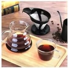Dubkart Kitchen accessories DUBKART Pour Over Coffee Maker Set Black/Clear/Brown 25 x 10 x 22cm