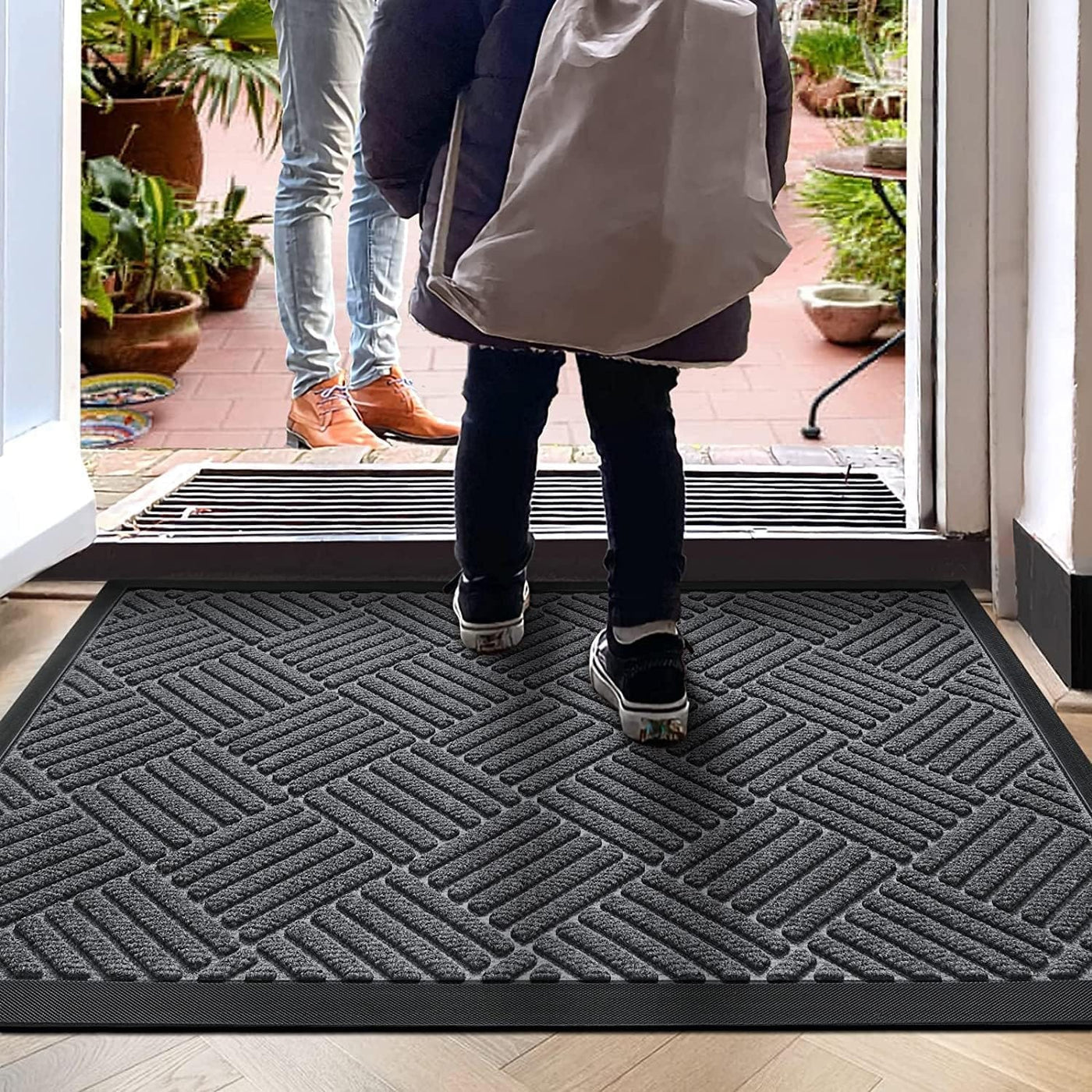 Dubkart Kitchen accessories Home Entry Outdoor Welcome Rubber Door Floor Mat