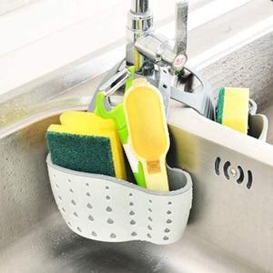 Dubkart Kitchen accessories Kitchen Bathroom Sink Caddy Sponge Holder Organizer Basket