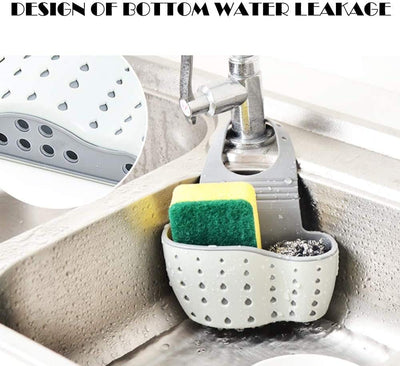 Dubkart Kitchen accessories Kitchen Bathroom Sink Caddy Sponge Holder Organizer Basket