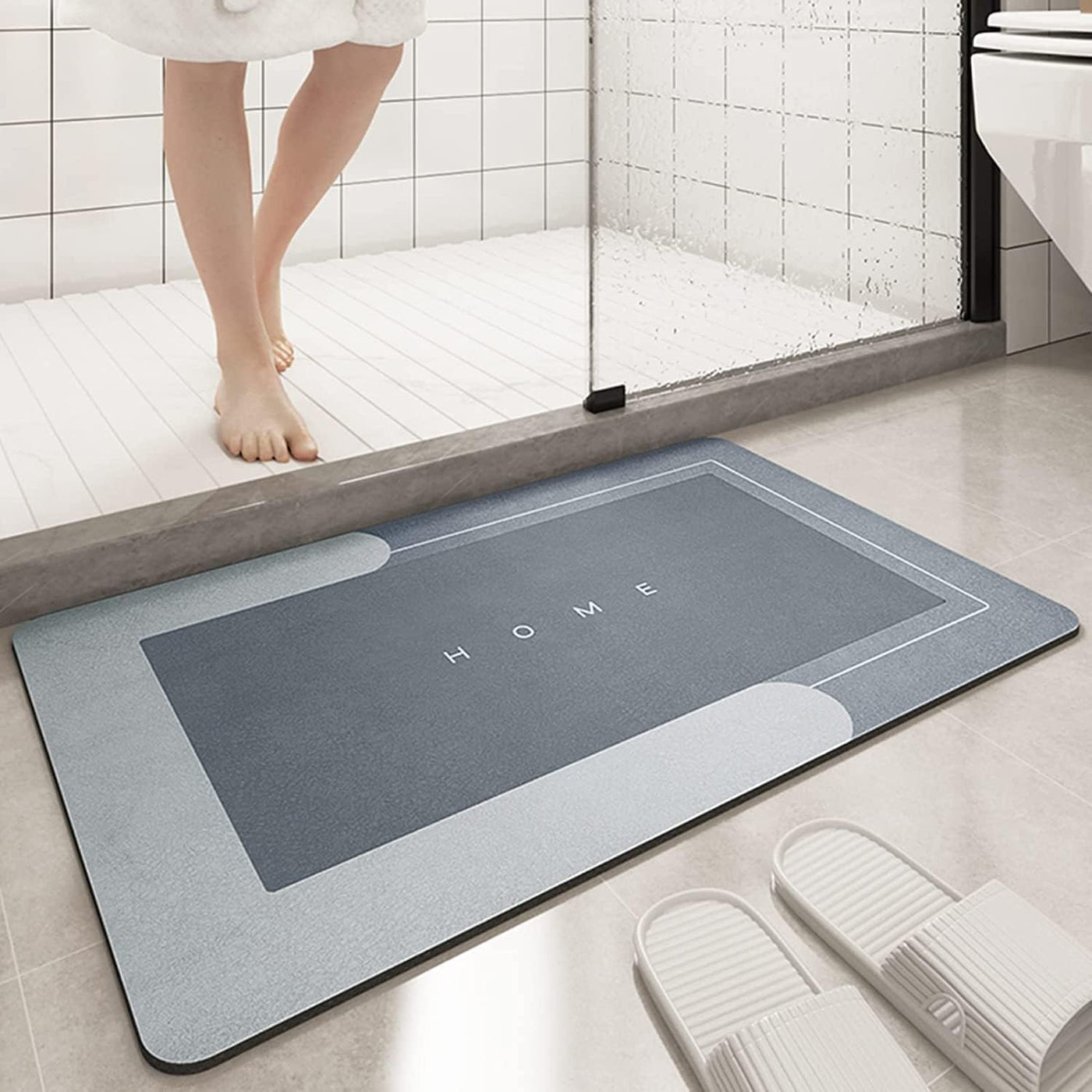 Dubkart Kitchen accessories Soft Non-Slip Super Absorbent Bathroom Kitchen Floor Mat (80X50cm)