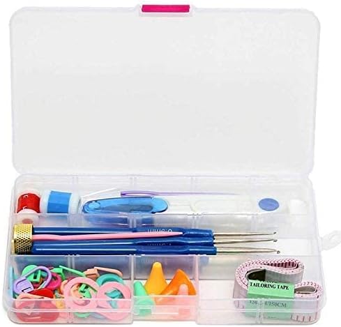 Dubkart Knitting Crochet Hooks Needles Tool Set 16 Sizes with Case