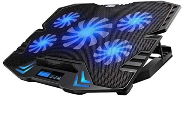 Dubkart Laptop Cooling Fan Pad Stand Super Quiet 12-15.6 Inch Laptop