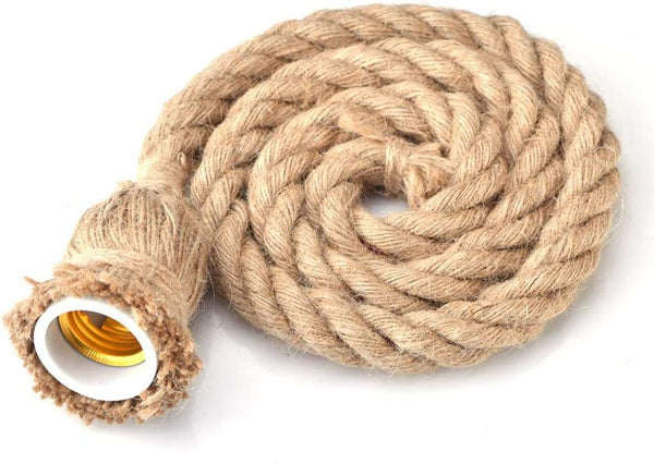Dubkart Lights 1 PC Retro Ceiling Light Hemp Rope