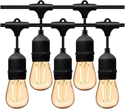 Dubkart Lights 15 PCS Vintage Edison Bulbs LED String Lights