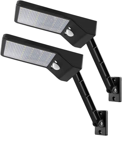 Dubkart Lights 2 PCS Solar Powered Outdoor Wall Mounting Light Set