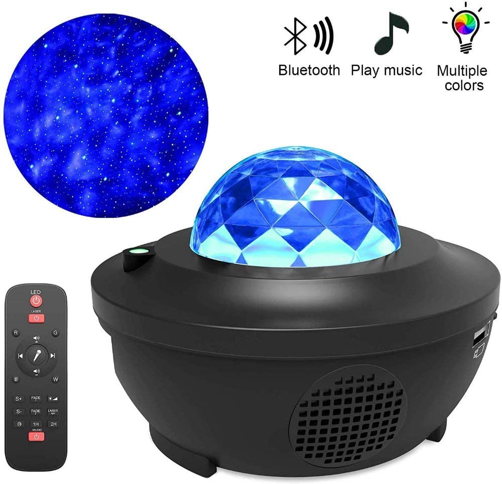 Dubkart Lights 2in1 Star Night Light Projector with Music