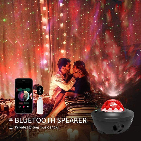 Dubkart Lights 2in1 Star Night Light Projector with Music