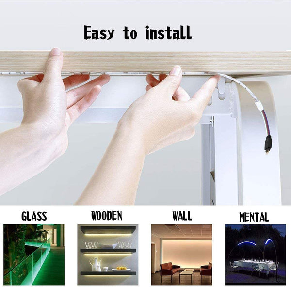 Dubkart Lights 600 LED Strip Lights Multicolor Ribbon Tape with Remote