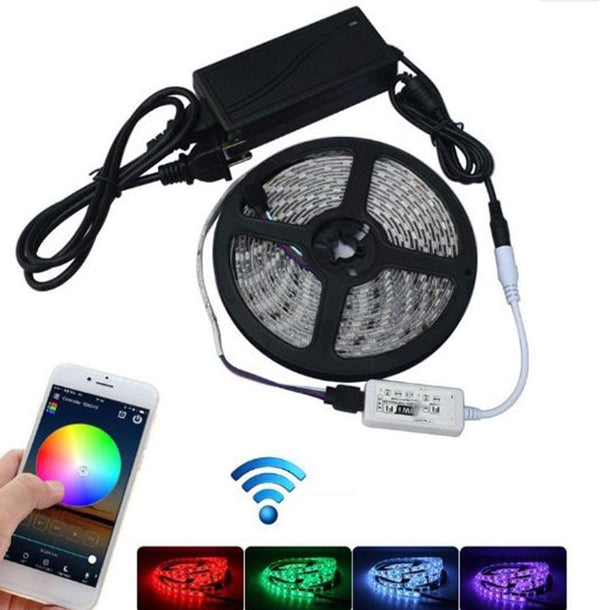 Dubkart Lights 600 LED Strip Lights Multicolor Ribbon Tape with Remote