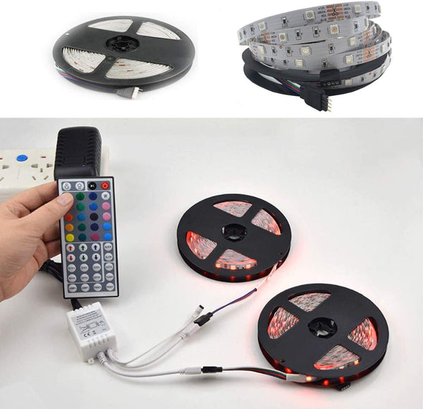 Dubkart Lights 600 LED Strip Lights Multicolor Ribbon Tape with Remote