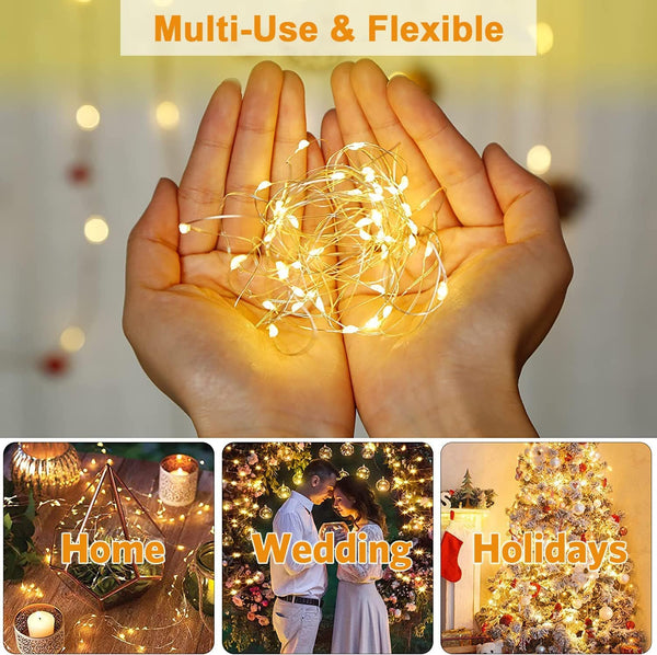 Dubkart Lights Fairy String Lights with Remote Control