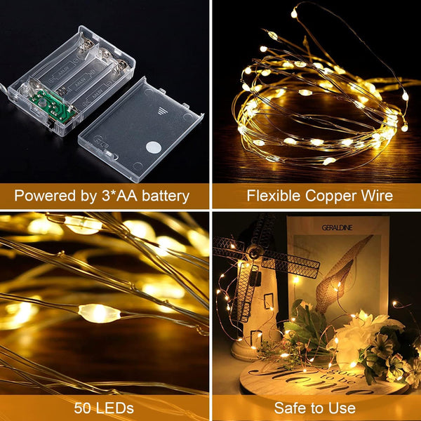 Dubkart Lights Fairy String Lights with Remote Control