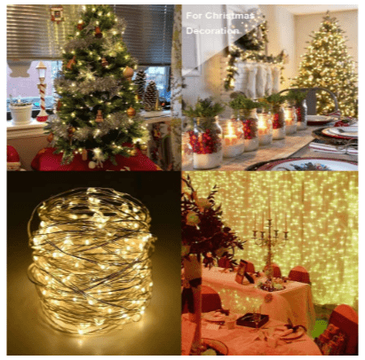 Dubkart Lights Fairy String Lights with Remote Control