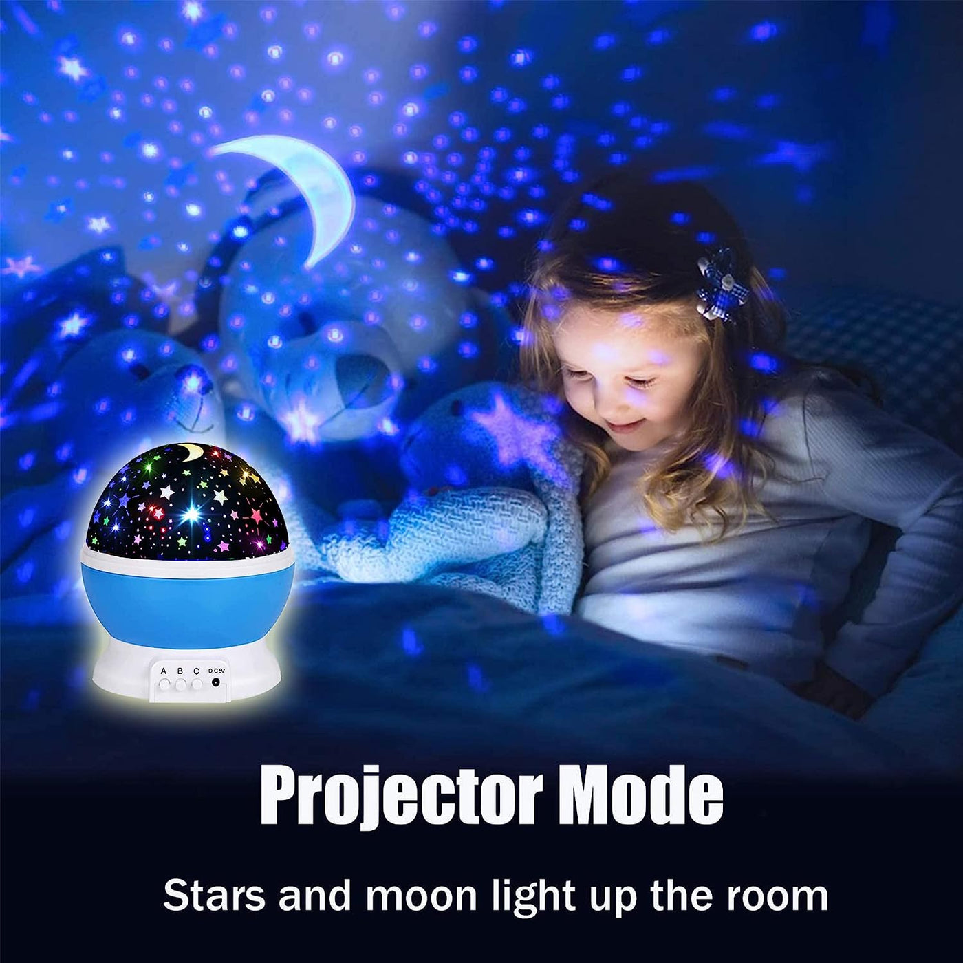 Dubkart Lights Kids LED Night Light Stars & Sky Projection
