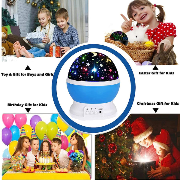 Dubkart Lights Kids LED Night Light Stars & Sky Projection