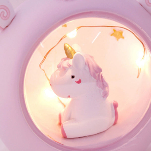 Dubkart Lights Kids Room Unicorn Moon & Stars Night Light