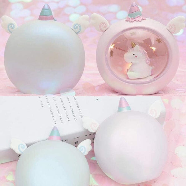 Dubkart Lights Kids Room Unicorn Moon & Stars Night Light