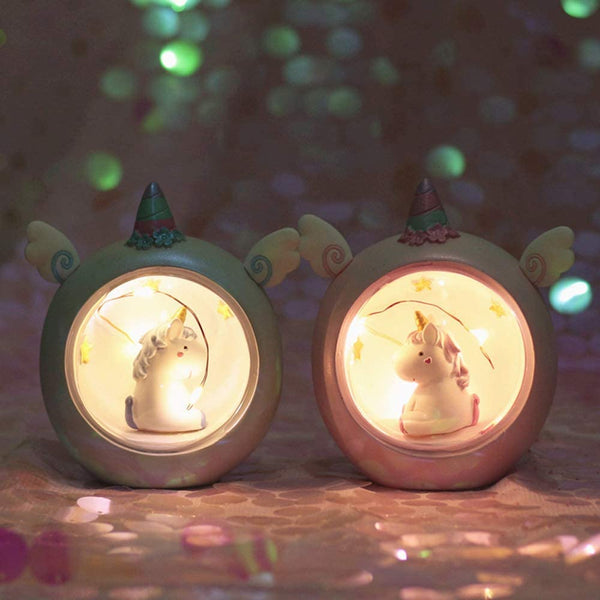 Dubkart Lights Kids Room Unicorn Moon & Stars Night Light