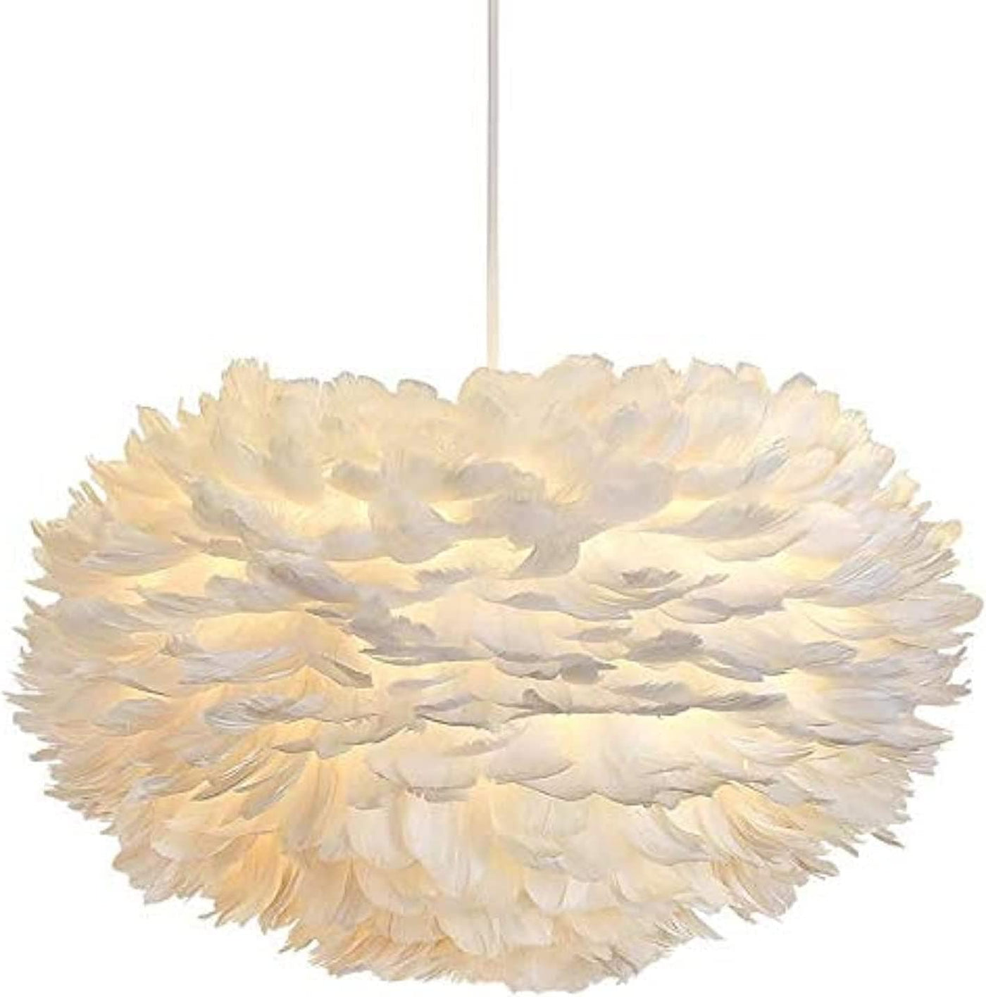 Dubkart Lights Nordic Feather Chandelier Ceiling Lamp (Small)