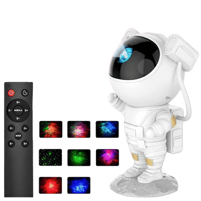 Dubkart Lights Star Astronaut Night Light Projector with Remote Control Timer
