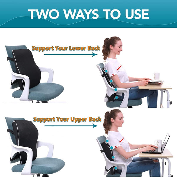Dubkart Lower Back Lumbar Support Ergonomic Pillow
