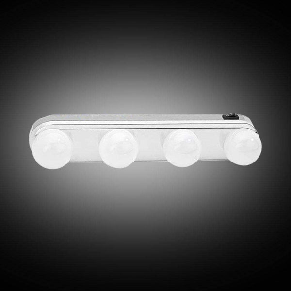 Dubkart Makeup 4 LED Bulbs Studio Glow Make Up Mirror Lights
