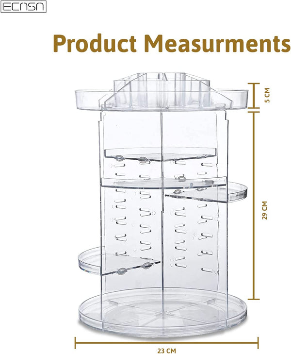 Dubkart Makeup 8 Layers 360 Degree Swivel Rotating Makeup Organizer