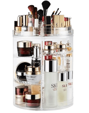 Dubkart Makeup 8 Layers 360 Degree Swivel Rotating Makeup Organizer