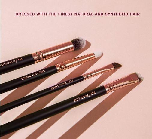 Dubkart Makeup brushes 15 PCS Vol. 1 Face Eye Makeup Brush Set Rose (Gold)