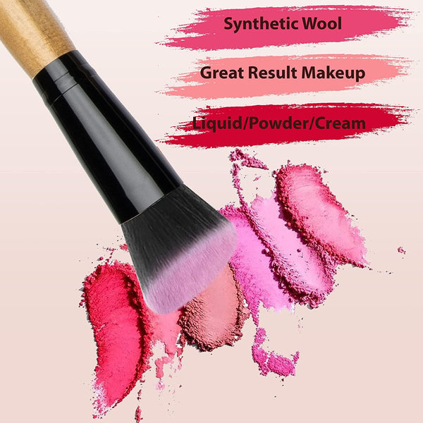 Dubkart Makeup brushes 24 PCS Professional Cosmetic Facial Makeup Brush Kit (Wood Black)