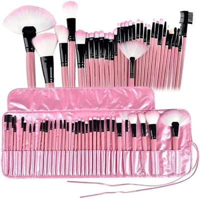 Dubkart Makeup brushes 32 PCS Professional Cosmetic Facial Makeup Brush Kit (Pink)