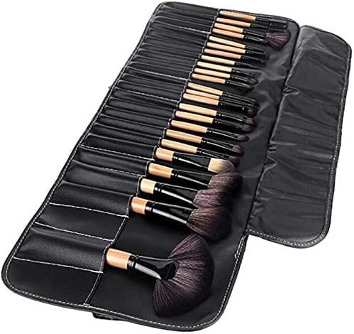 Dubkart Makeup brushes 32 PCS Professional Cosmetic Facial Makeup Brush Kit (Wood Black)