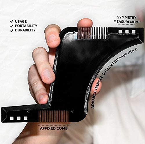 Dubkart Men's grooming Beard Styling Shaping Trimming Tool Template Comb