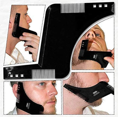Dubkart Men's grooming Beard Styling Shaping Trimming Tool Template Comb